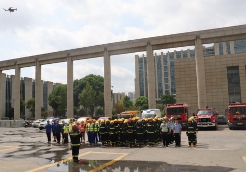 浙江千赢国际官网参与嘉善县消防联合演习活动